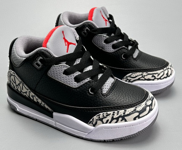 Kids Air Jordan Cement 3 13